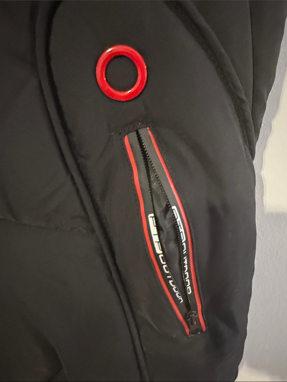 Long Quilted Hooded Vest - Black - Picture 4 of 4